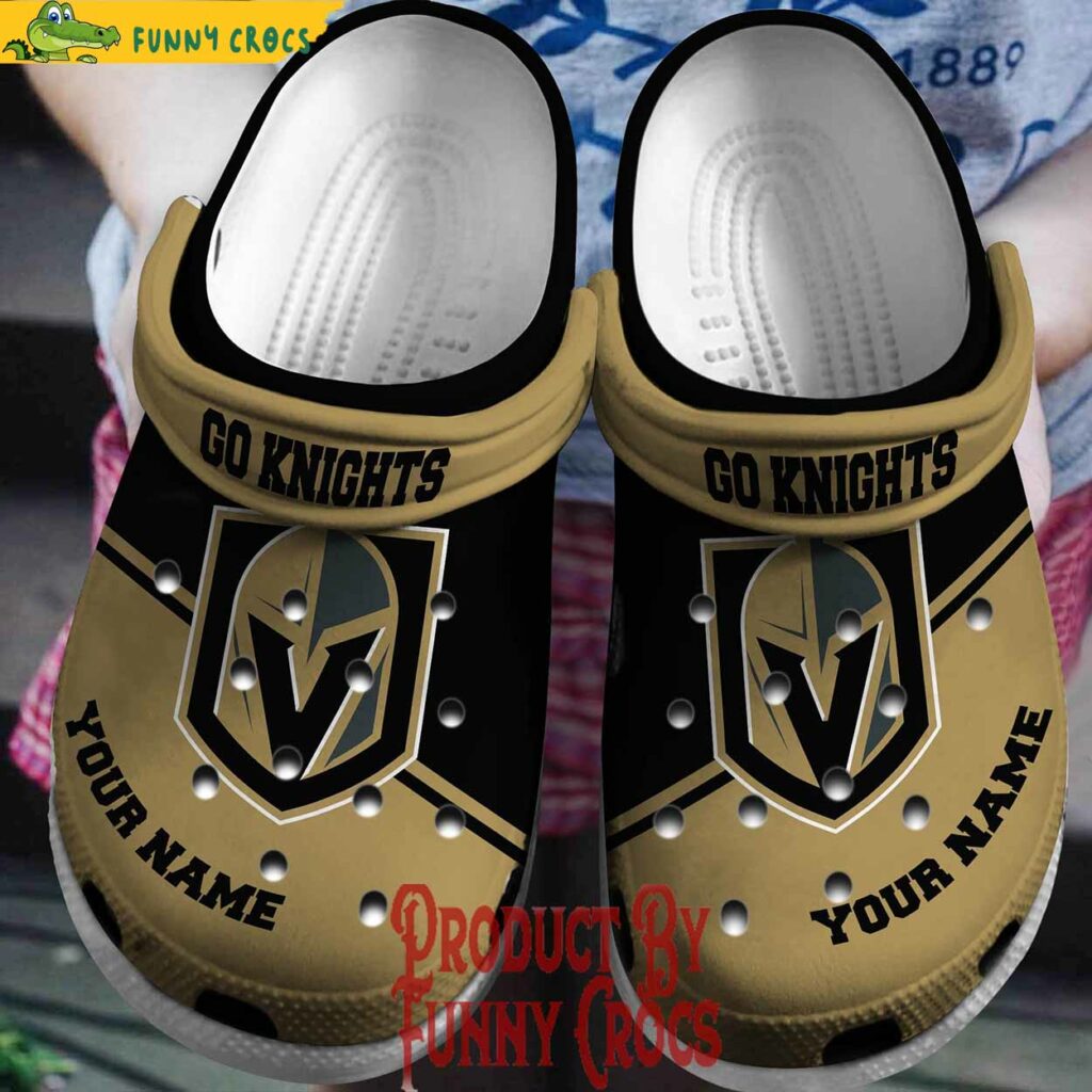 NHL Go Knights Custom Crocs Style