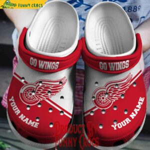 NHL Go Wings New Custom Crocs Style