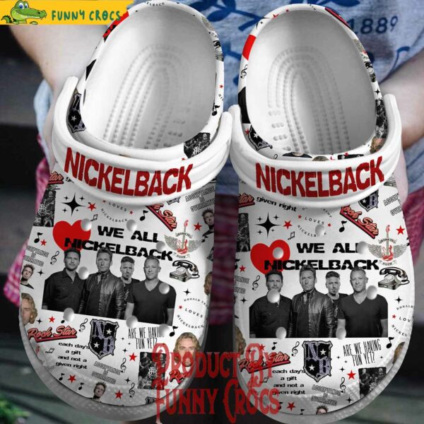 Nickeblack Wee All Nickelback Crocs Style