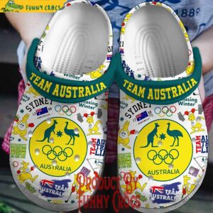 Olympic Games Paris 2024 Team Australia Crocs Style