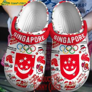 Olympic Paris 2024 Singapore Crocs Style