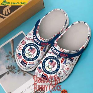 Olympic United States Team USA Crocs Slippers