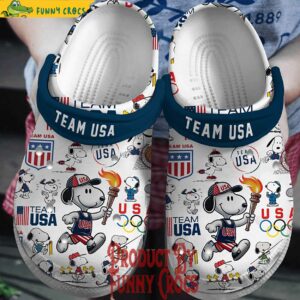 Olympics Game Team USA Snoopy Crocs Style