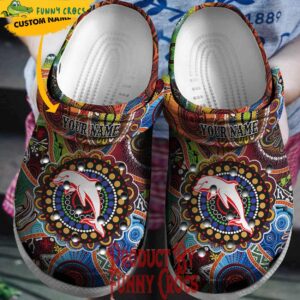 Personalized Dolphins Naidoc Week Crocs Style