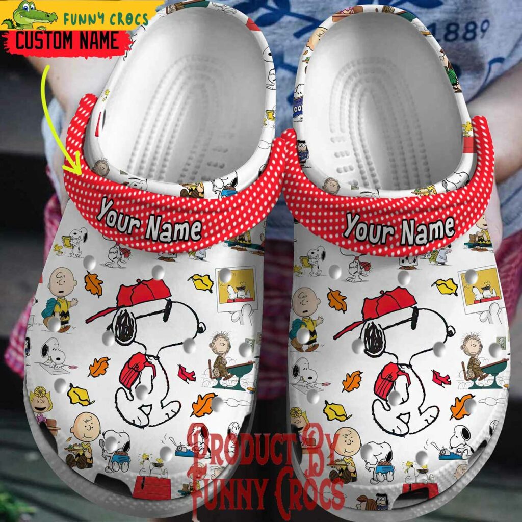Personalized Snoopy Back To School Crocs Online