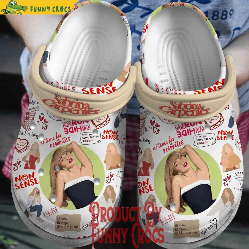 Sabrina Carpenter Nonsense Crocs Slippers