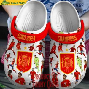 Spain Euro 2024 Champions Crocs Style 1