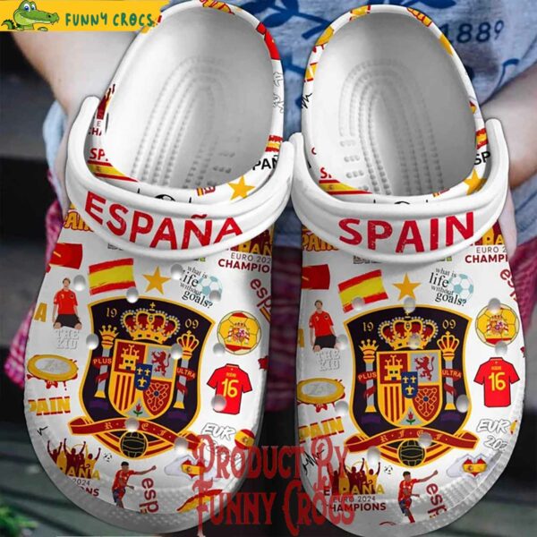 Spain Lamine Yamal Crocs Style