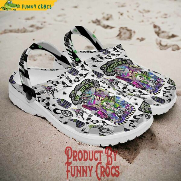 Personalized Beetlejuice Beetlejuice Crocs Style