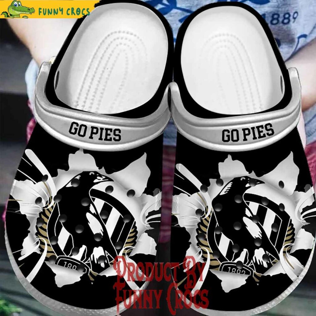 AFL Collingwood Magpies Crocs Style For Fans