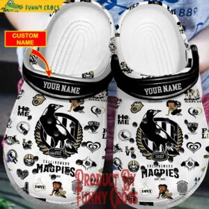 Custom Your Style With AFL Collingwood Magpies Crocs