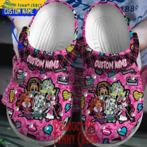 Personalized Monster High In Pink Crocs Style