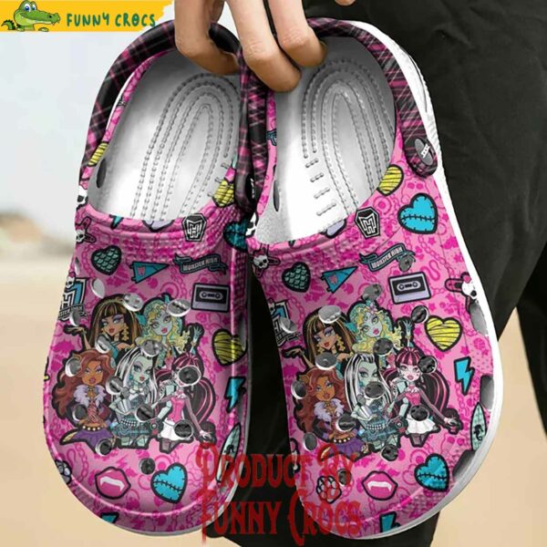 Personalized Monster High In Pink Crocs Style