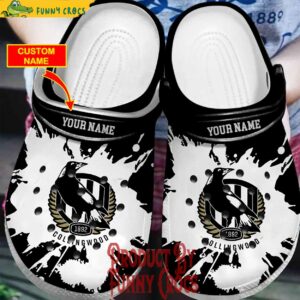 Personalized Unique AFL Collingwood Magpies Crocs