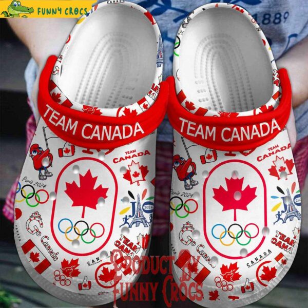 Team Canada Olympic Paris 2024 Sports Crocs Style