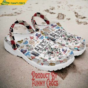 ALICE in Wonderland White Rabbit Crocs Style 2