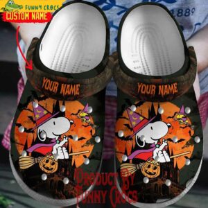 Crocs Halloween Snoopy Slippers Custom Design 1