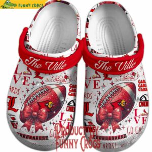 Custom Cardinals The Ville Crocs Football Inspired Footwear for Fans