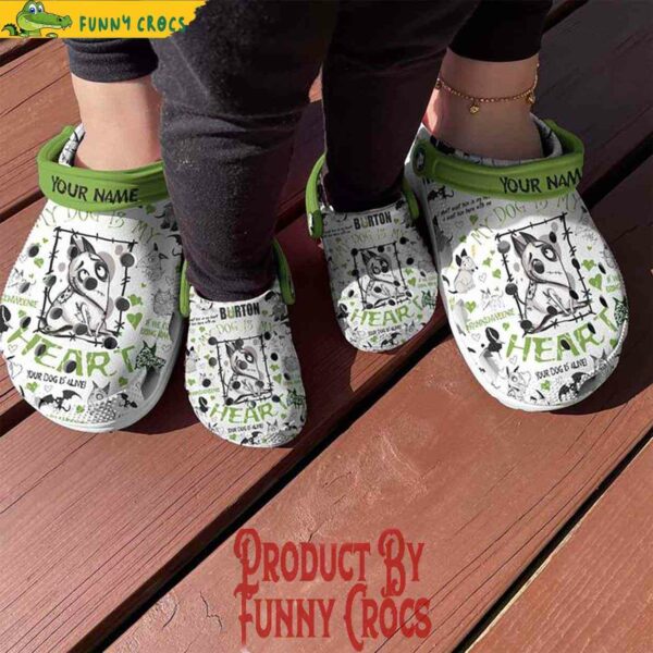 Custom Frankenweenie Dog Crocs Style