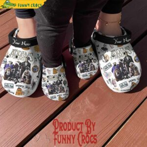 Custom Halloween With The New Addams Family Crocs Style 4