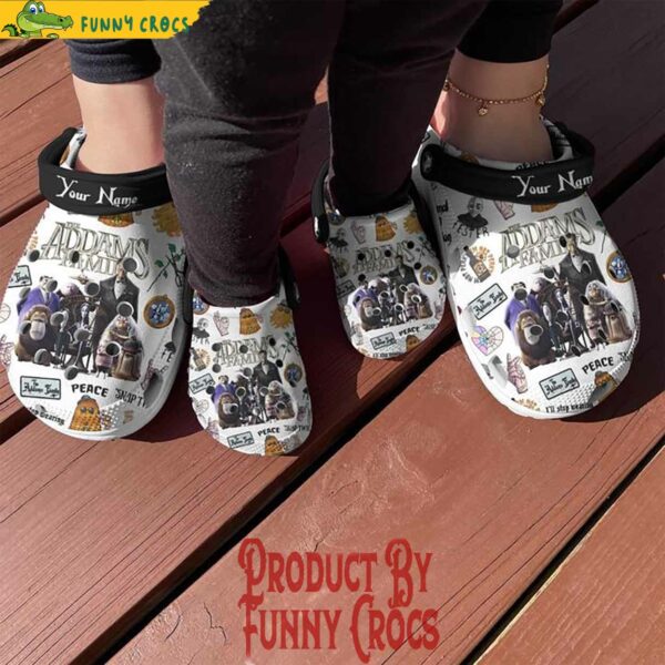 Custom Halloween With The New Addams Family Crocs Style