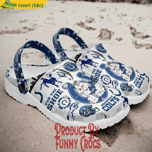 Custom Indianapolis Colts NFL Crocs Style