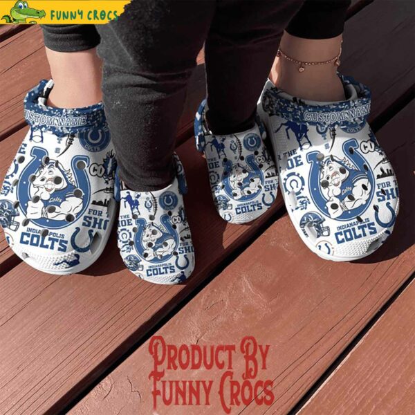 Custom Indianapolis Colts NFL Crocs Style