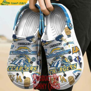 Custom Los Angeles Chargers Charge Crocs Gifts Fans 3