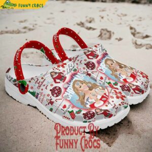 Custom Mariah Carey Christmas Crocs Music Style 2