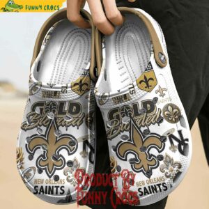 Custom New Orleans Saints Football NFL Crocs 3