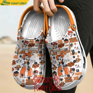 Custom Oklahoma State Cowboys Football Crocs Sty 3