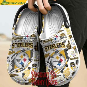 Custom Pittsburgh Steelers Football NFL Crocs Style 4