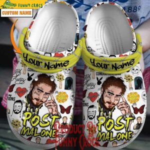 Custom Post Malone Crocs Stylish Personalized Footwear with Unique Designs 1