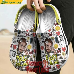 Custom Post Malone Crocs Stylish Personalized Footwear with Unique Designs 3