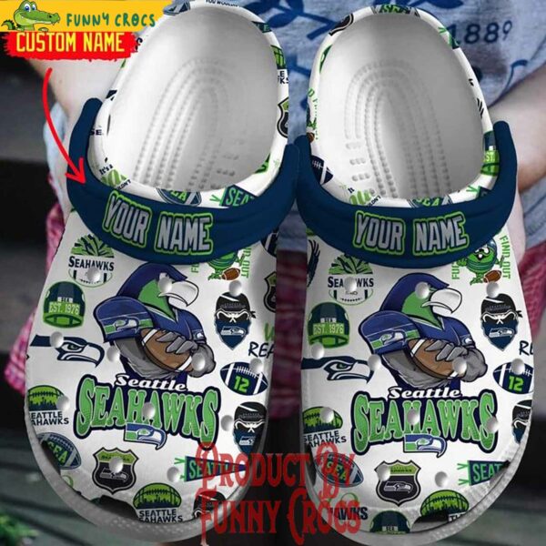 Custom Seattle Seahawks Crocs Style