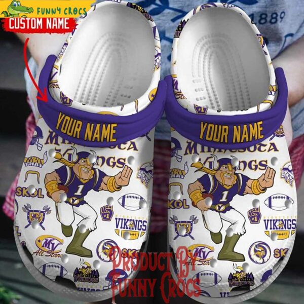 Custom Vikings Minnesota Crocs Style