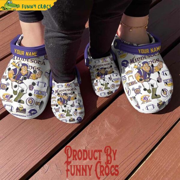 Custom Vikings Minnesota Crocs Style