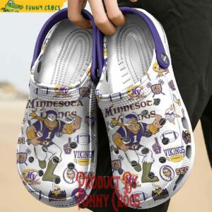 Custom Vikings Minnesota Crocs Style 4