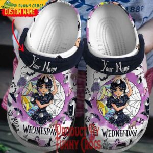 Custom Wednesday 2024 Crocs Shoes 1