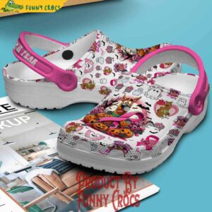 Faith Over Fear Breast Cancer Scooby Doo Halloween Crocs 2