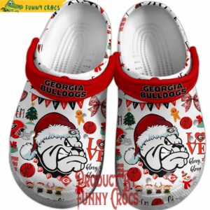 Georgia Bulldogs Christmas Crocs NCAA Football Style 3