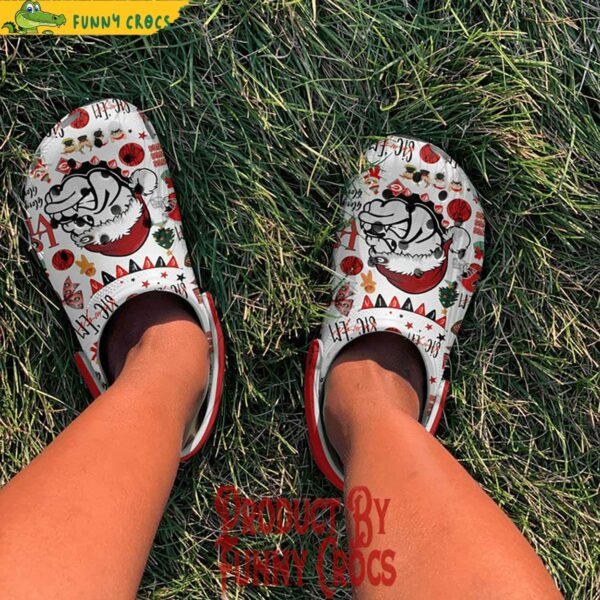 Georgia Bulldogs Christmas Crocs – NCAA Football Style