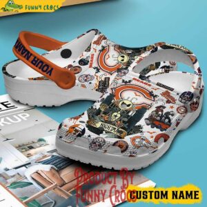 Halloween Chicago Bears The Nightmare Before Christmas Custom Crocs 3