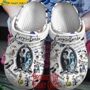 Halloween Corpse Bride Movie Crocs Style