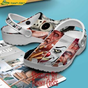 Horror Characters Face Friends Halloween Crocs Style 3