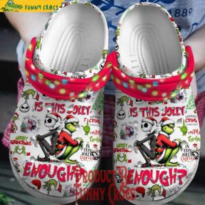 Is This Jolly Enough Merry GrinchMas Christmas Crocs 1