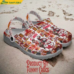 Kansas City Chiefs Halloween Horror Friends Custom Crocs Style 2