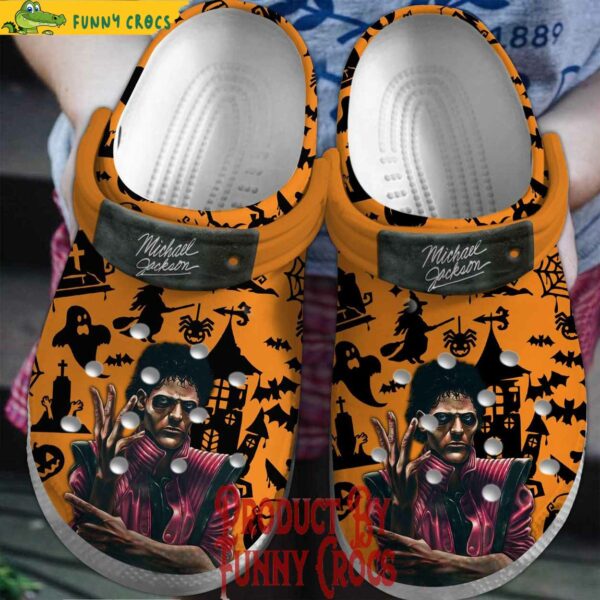 Michael Jackson Thriller Night Of Halloween Crocs Shoes