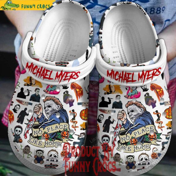 Michael Myers No Place Like Home Halloween Crocs