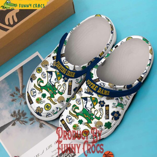 NCAA Notre Dame Fighting Irish Football Crocs Style